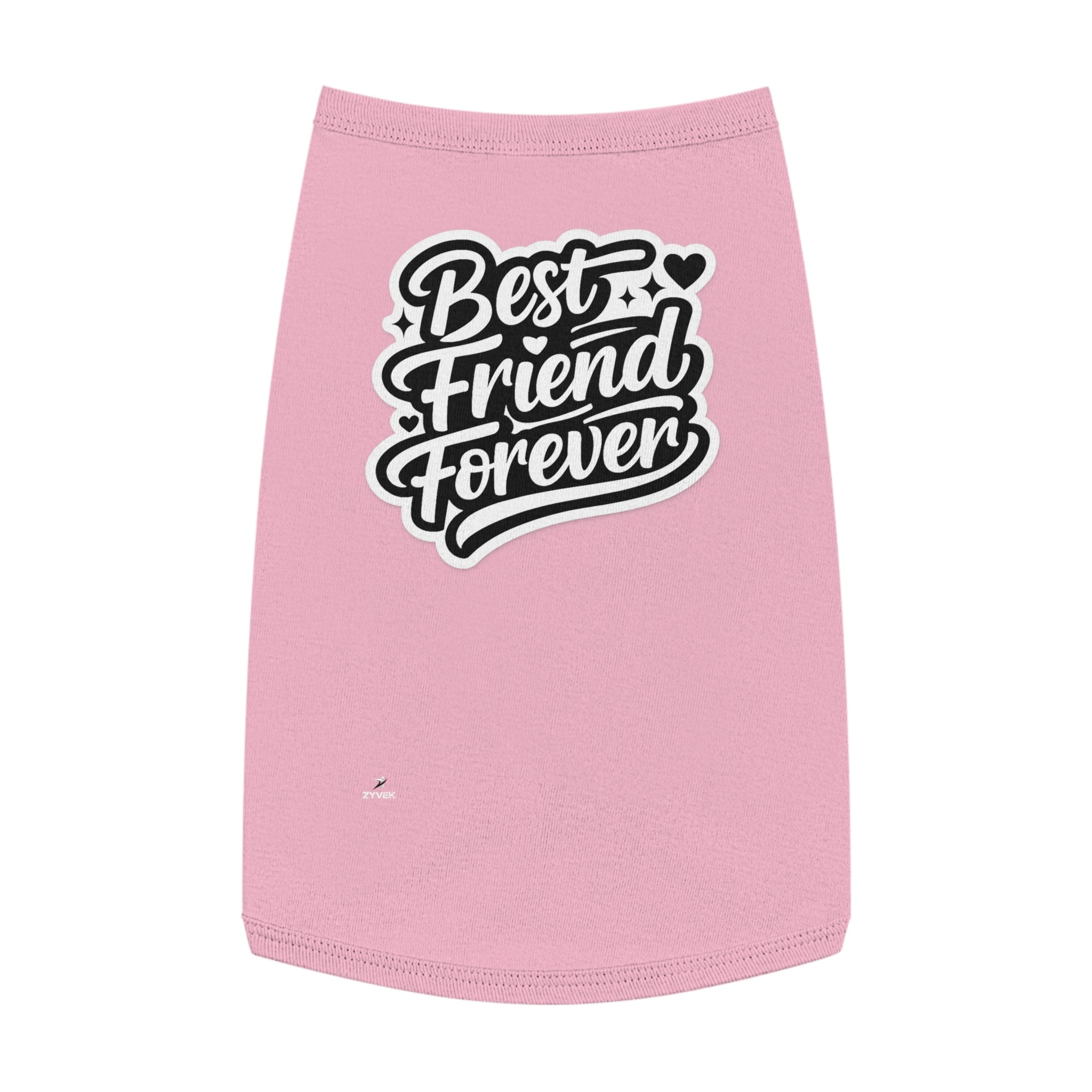 ZYVEK “Best Friend Forever” Pet Tank Top – Cute Matching Dog Shirt