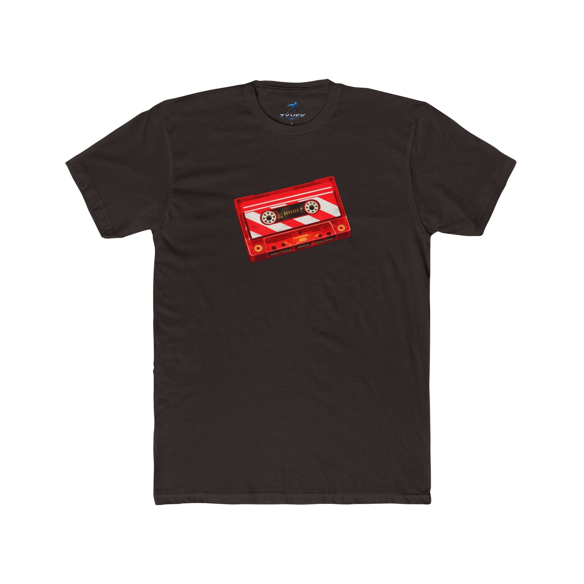 Retro Red Cassette Tape T-Shirt — Vintage Music Tee