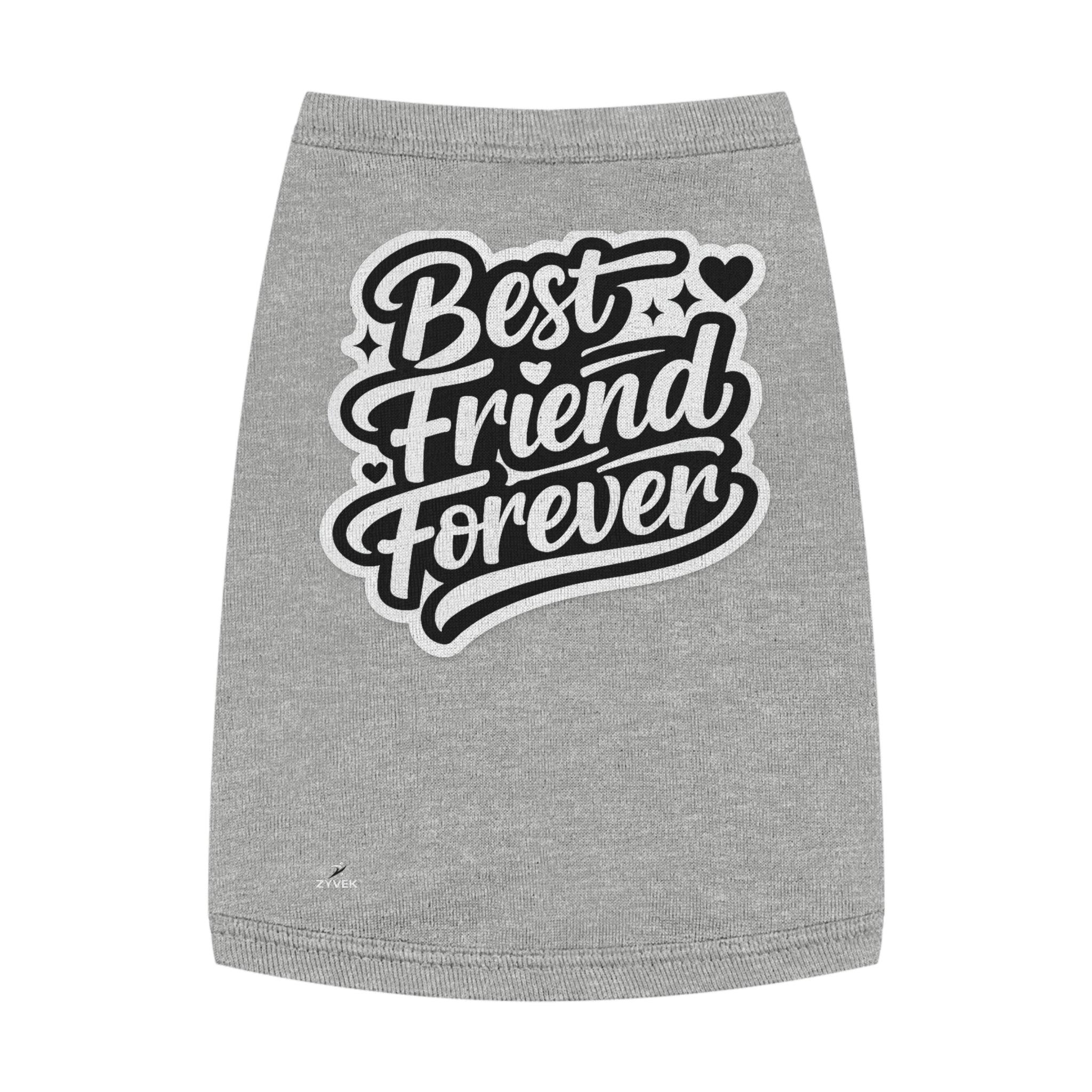 ZYVEK “Best Friend Forever” Pet Tank Top – Cute Matching Dog Shirt