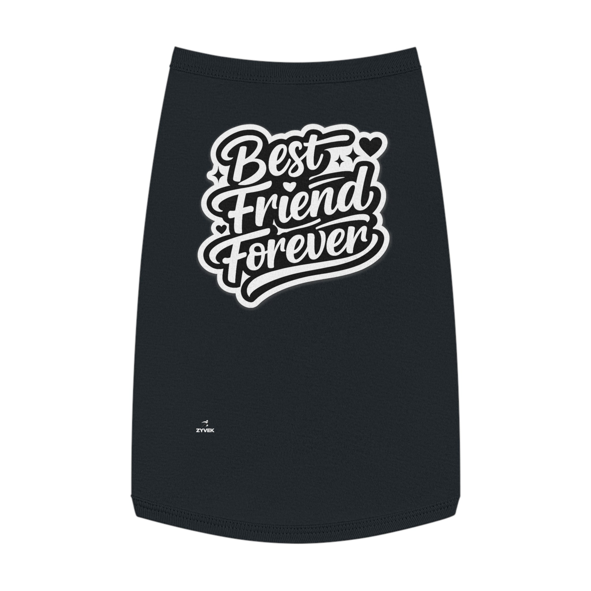 ZYVEK “Best Friend Forever” Pet Tank Top – Cute Matching Dog Shirt