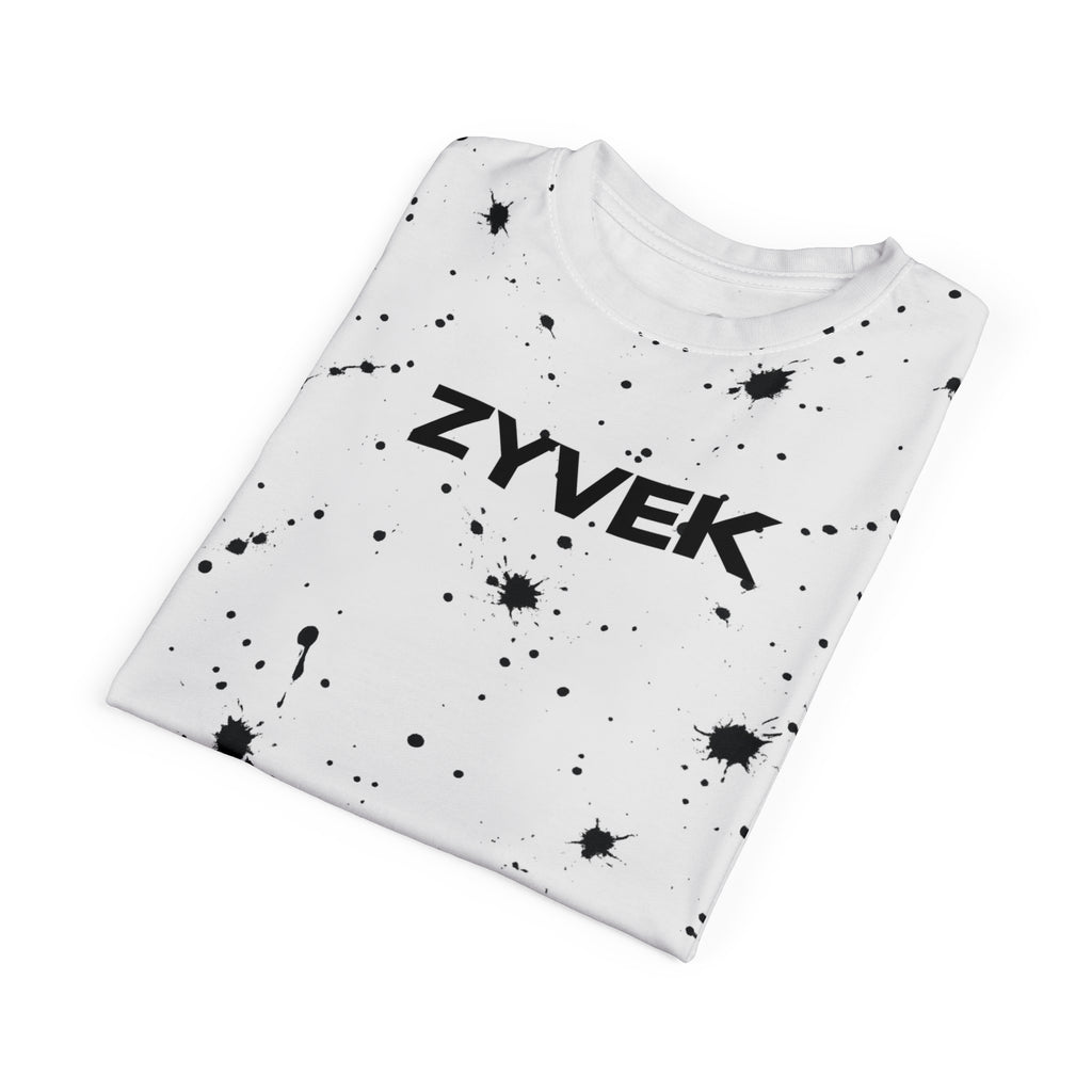 ZYVEK InkSplash T-Shirt – Artistic Minimalist Streetwear Tee
