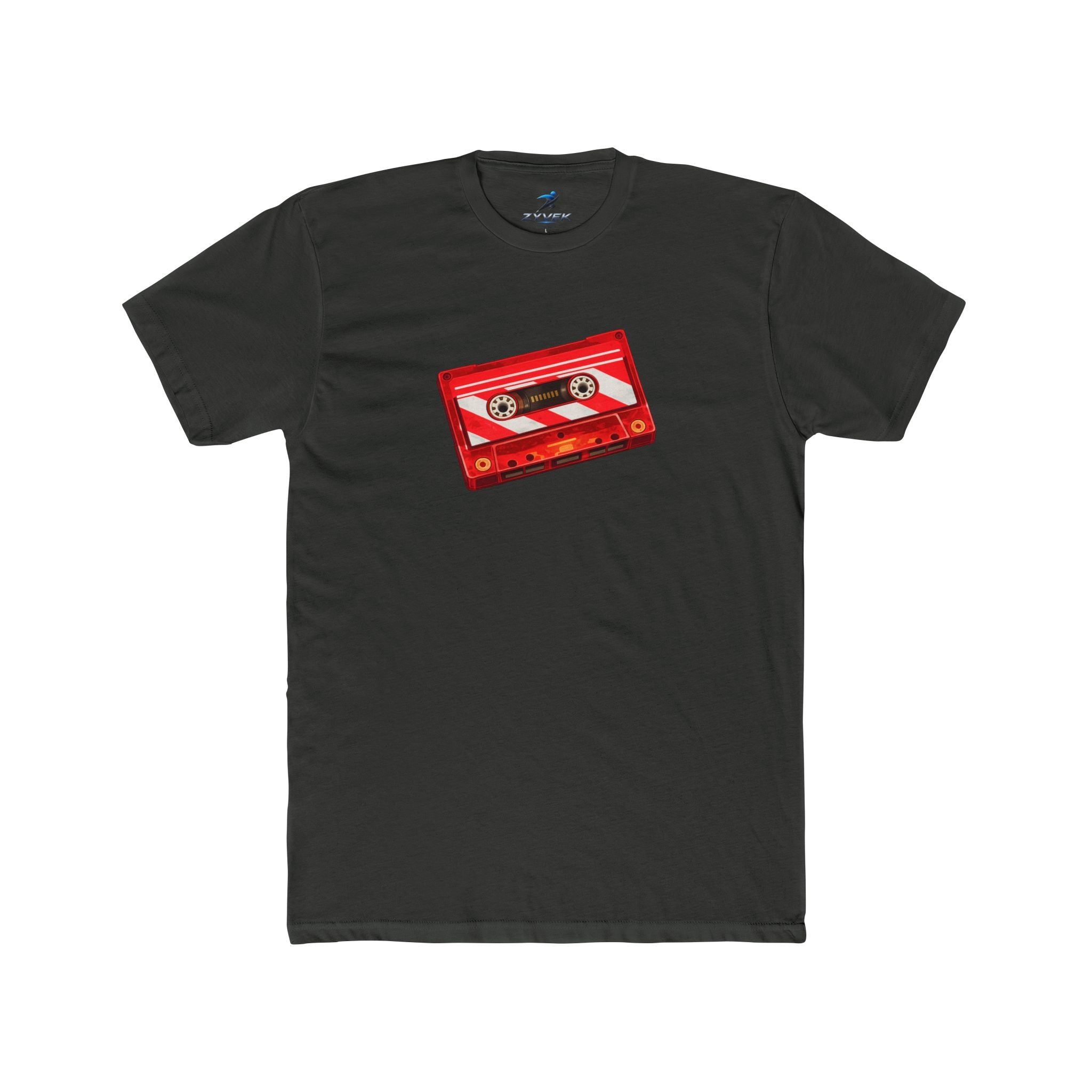 Retro Red Cassette Tape T-Shirt — Vintage Music Tee