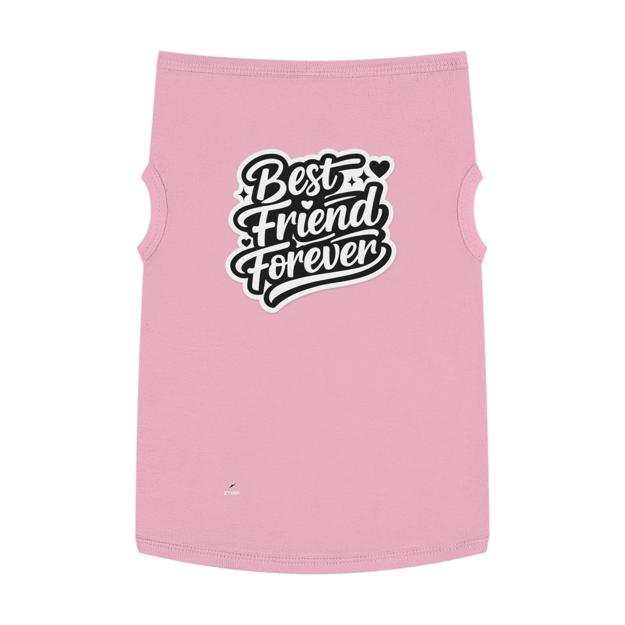 ZYVEK “Best Friend Forever” Pet Tank Top – Cute Matching Dog Shirt
