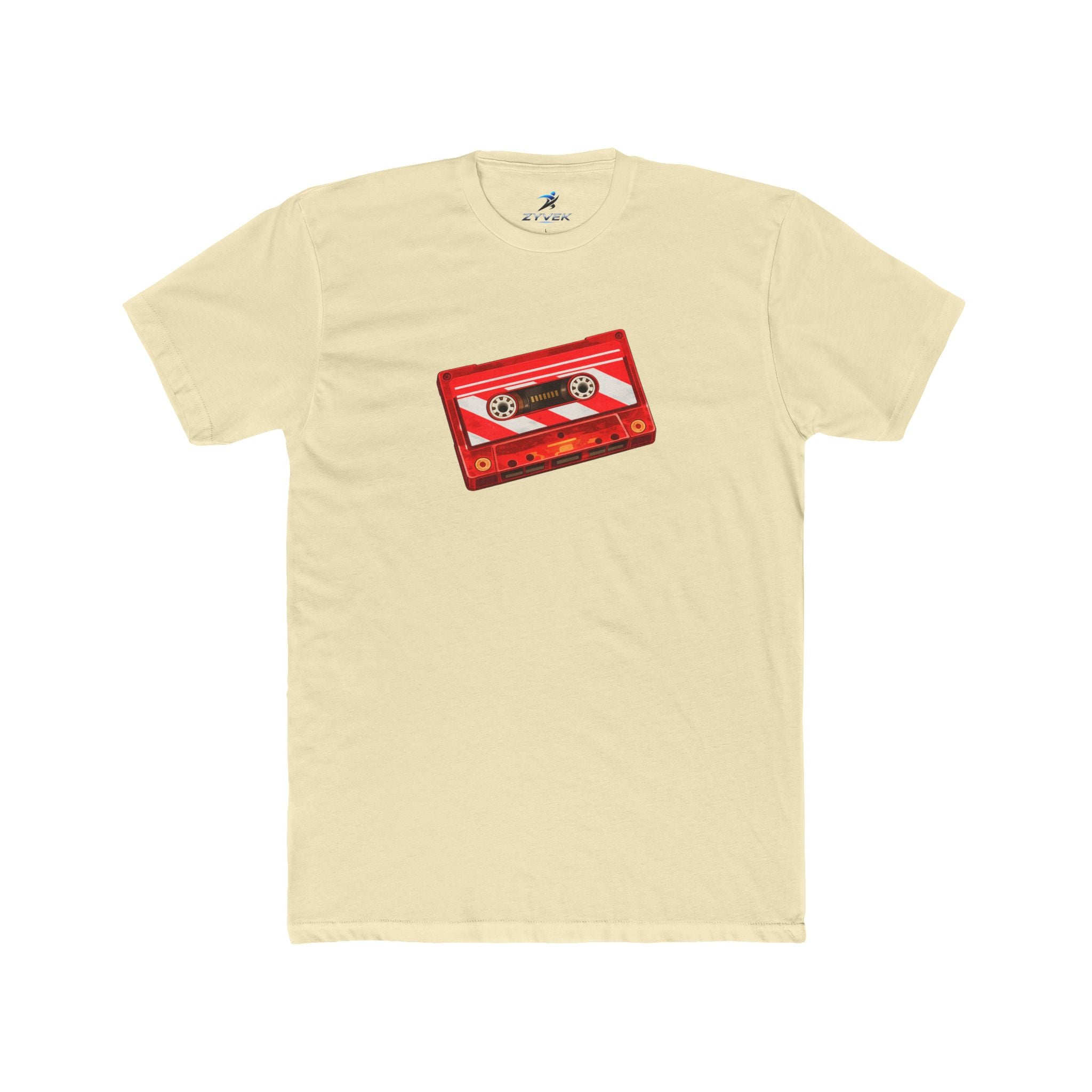 Retro Red Cassette Tape T-Shirt — Vintage Music Tee