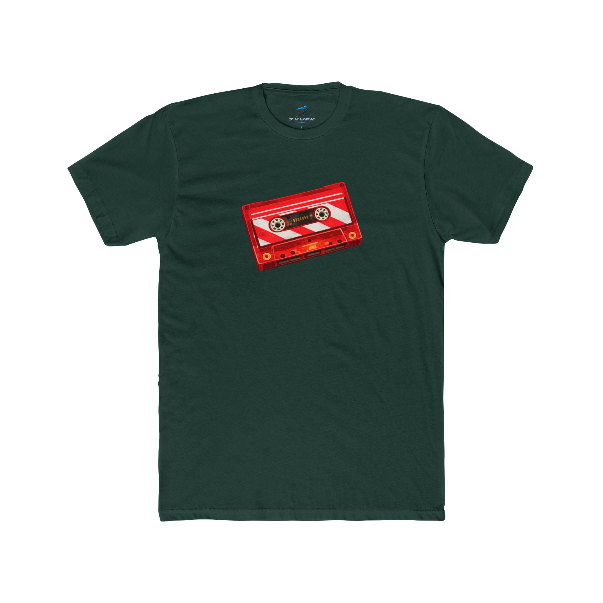 Retro Red Cassette Tape T-Shirt — Vintage Music Tee