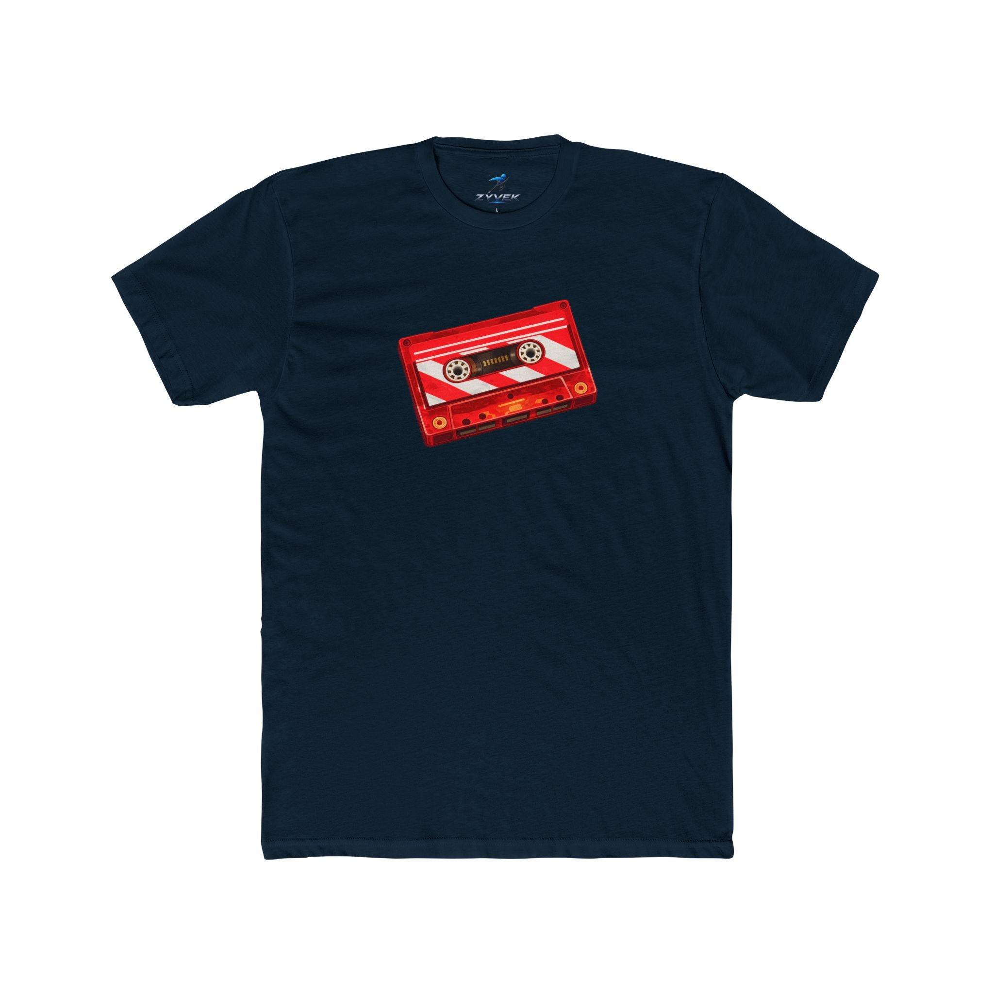 Retro Red Cassette Tape T-Shirt — Vintage Music Tee