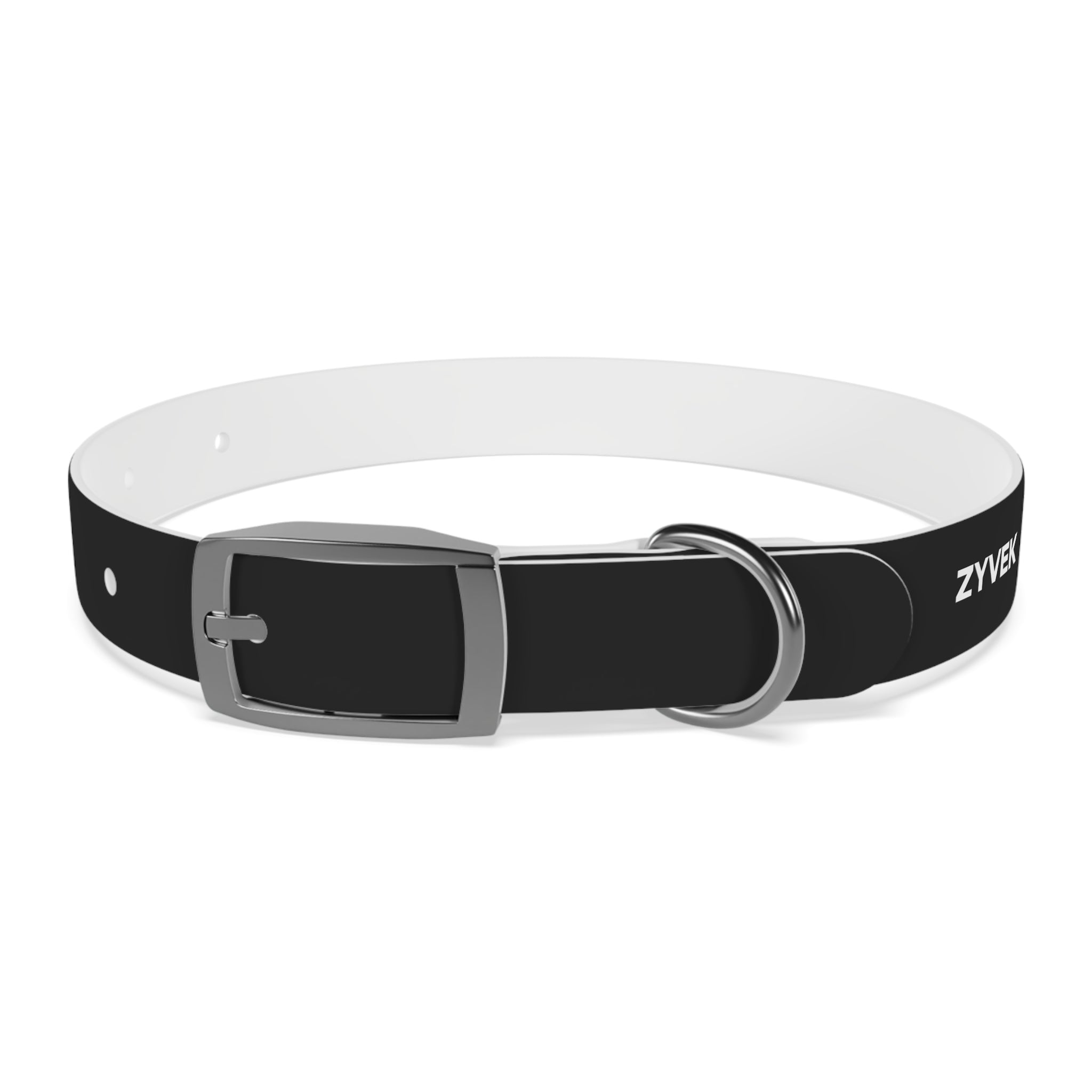 ZYVEK Gothic “Best Friend Forever” Dog Collar – Minimal Skull Edition