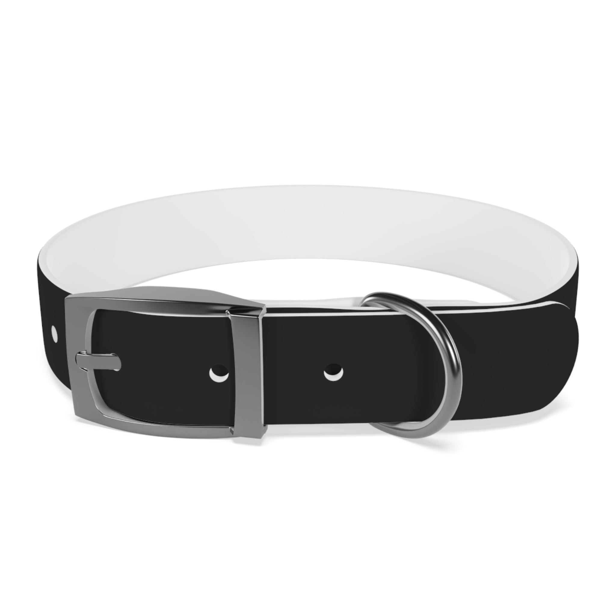 ZYVEK Gothic “Best Friend Forever” Dog Collar – Minimal Skull Edition