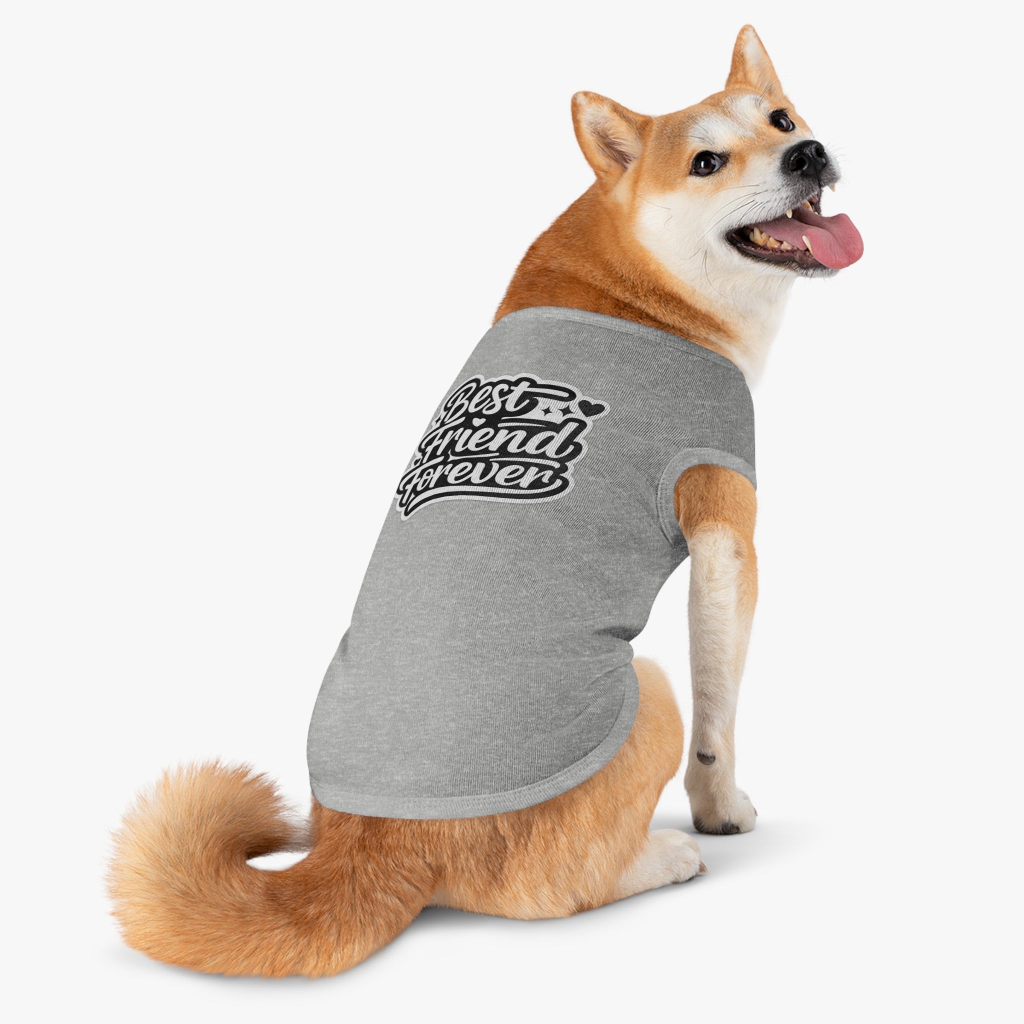 ZYVEK “Best Friend Forever” Pet Tank Top – Cute Matching Dog Shirt