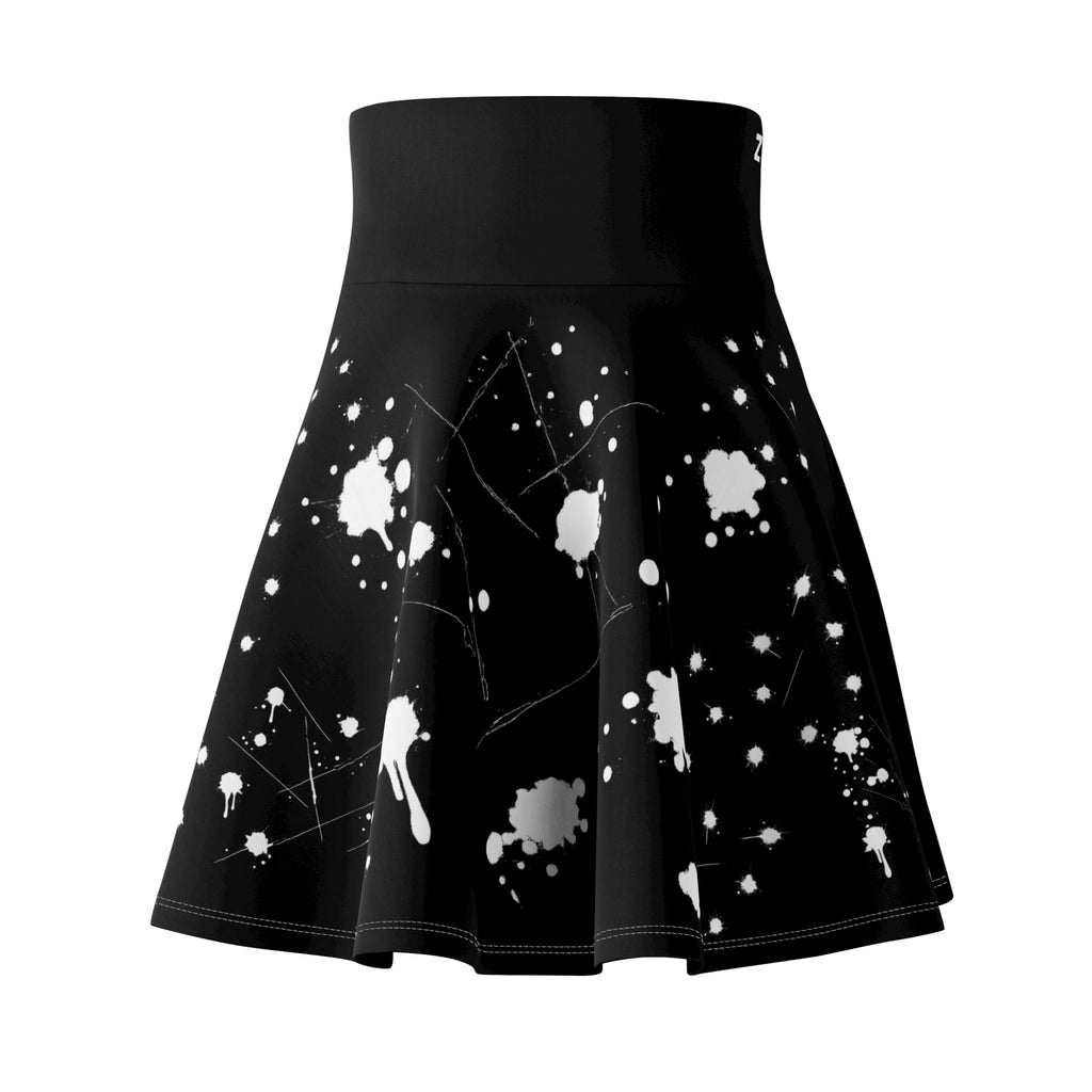 ZYVEK NightInk Skater Skirt – Artistic Urban Streetwear