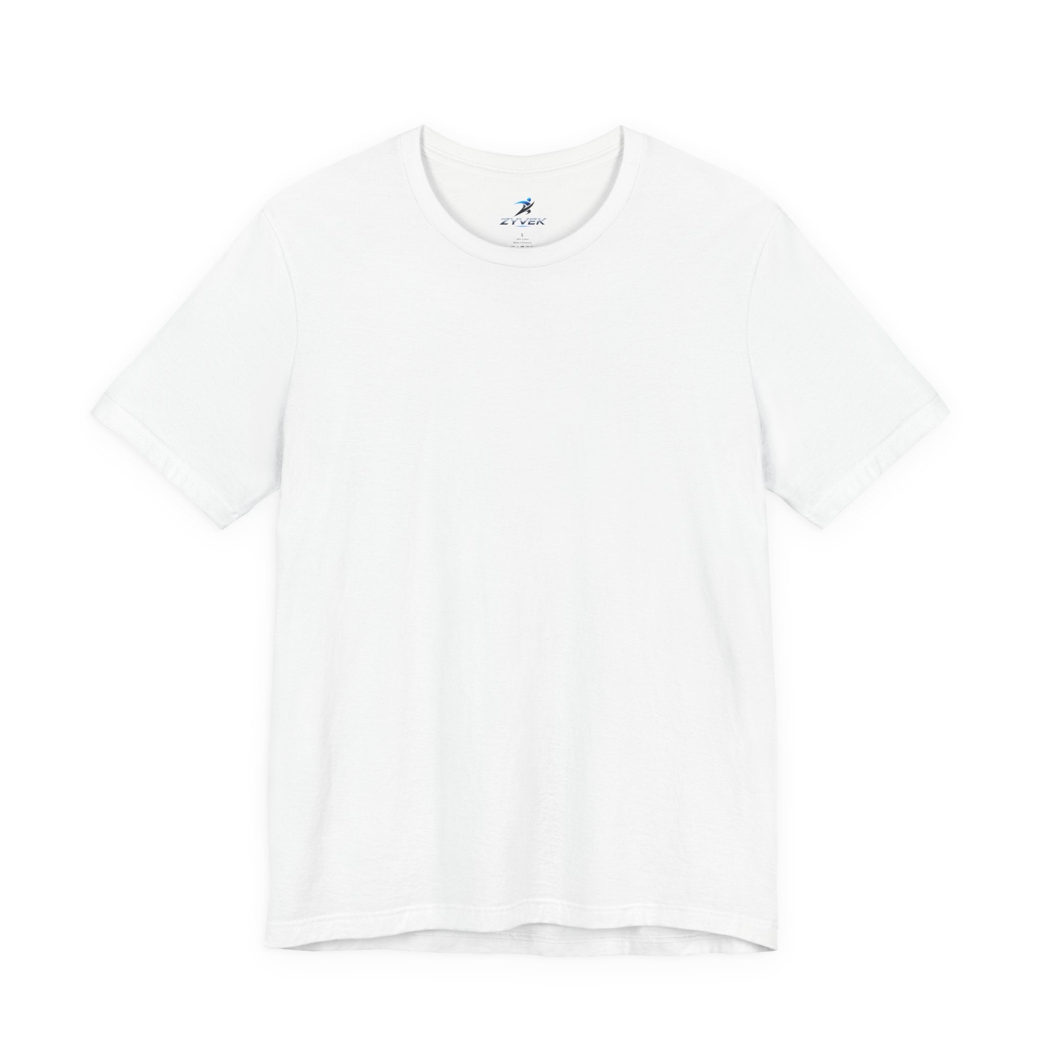 Classic White Short Sleeve Tee — Clean Minimalist Crewneck T-Shirt