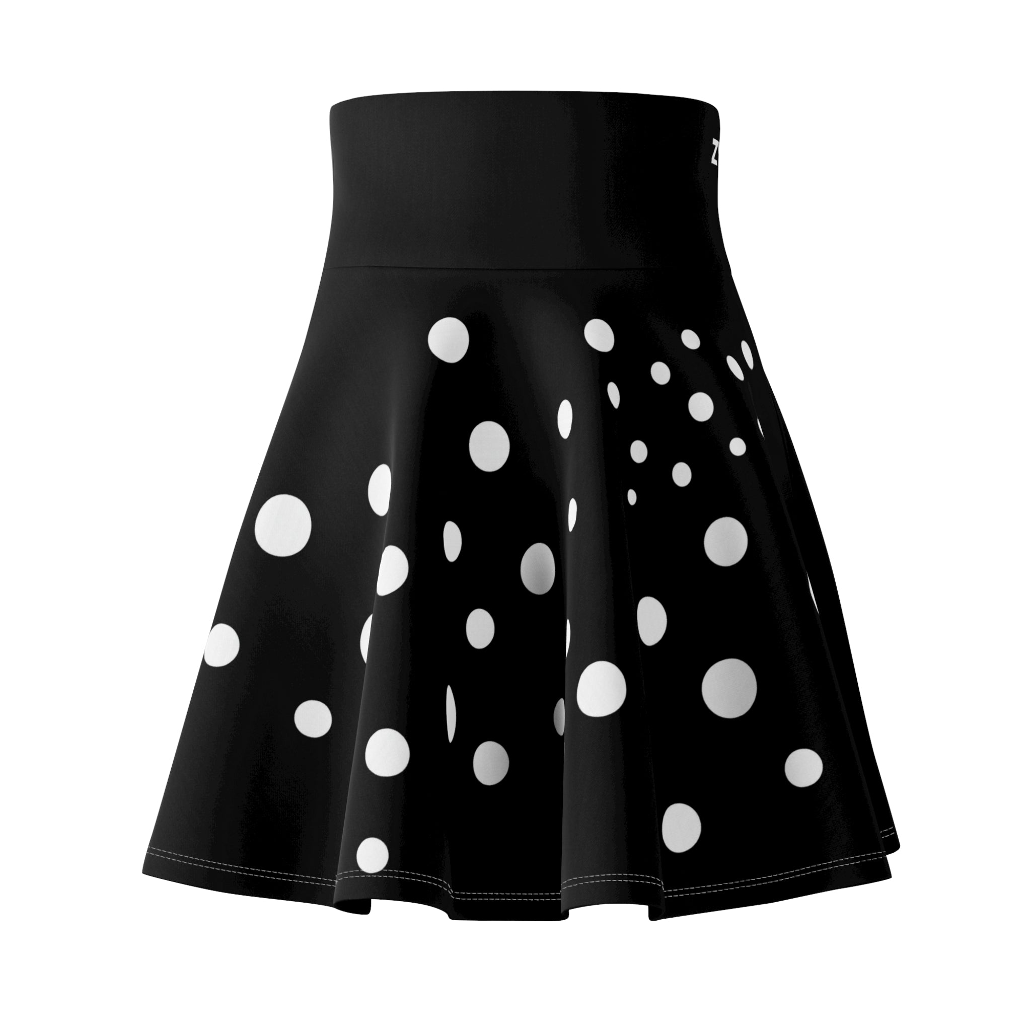 ZYVEK Midnight Polka Skater Skirt – Retro Chic Streetwear