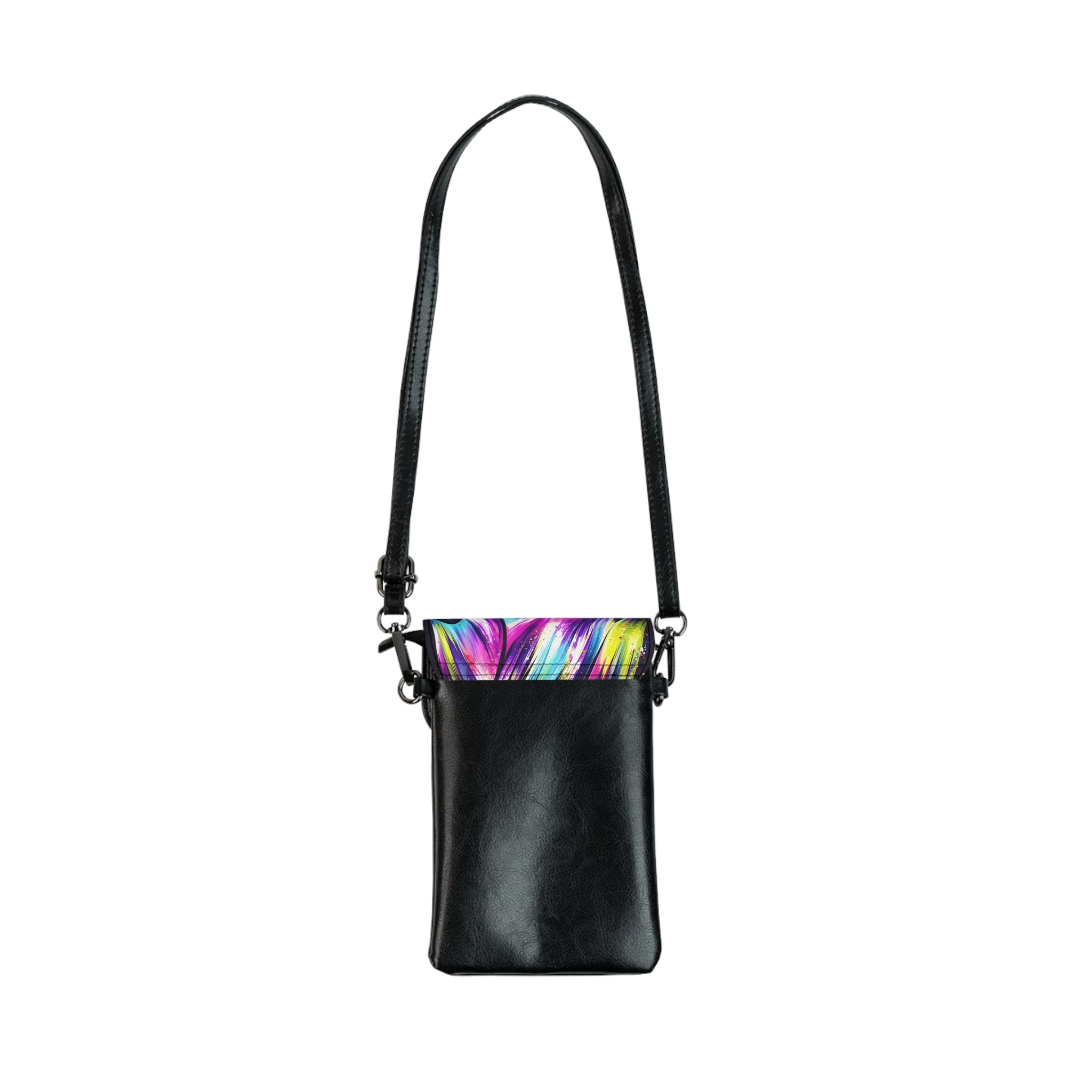 slim cell phone ZYVEK Neon Flow Crossbody Bag