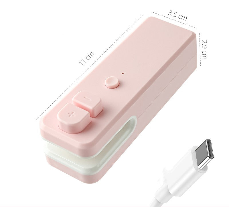 Mini Machine à Sceller Portable – Ferme Sachets & Aliments Facilement | Rechargeable USB