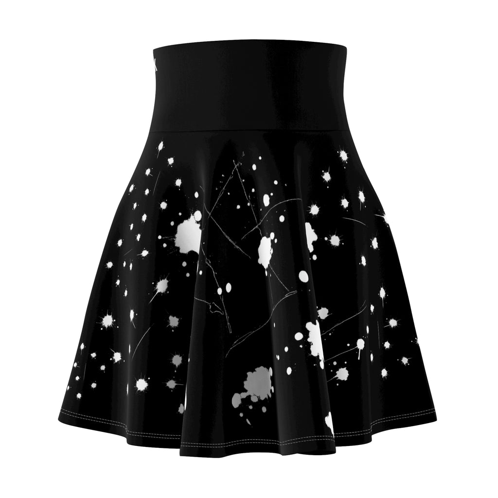 ZYVEK NightInk Skater Skirt – Artistic Urban Streetwear