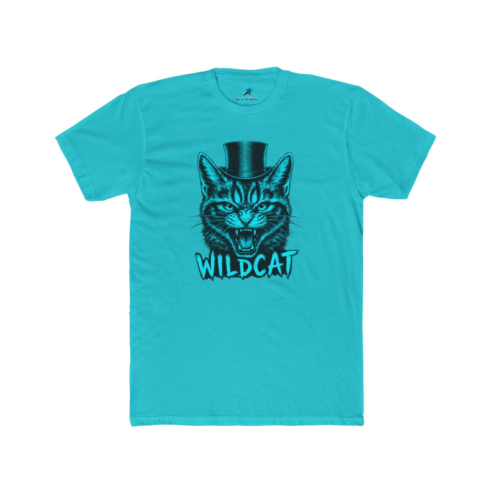 Wildcat Cat Tee — Retro Top Hat Graphic Shirt