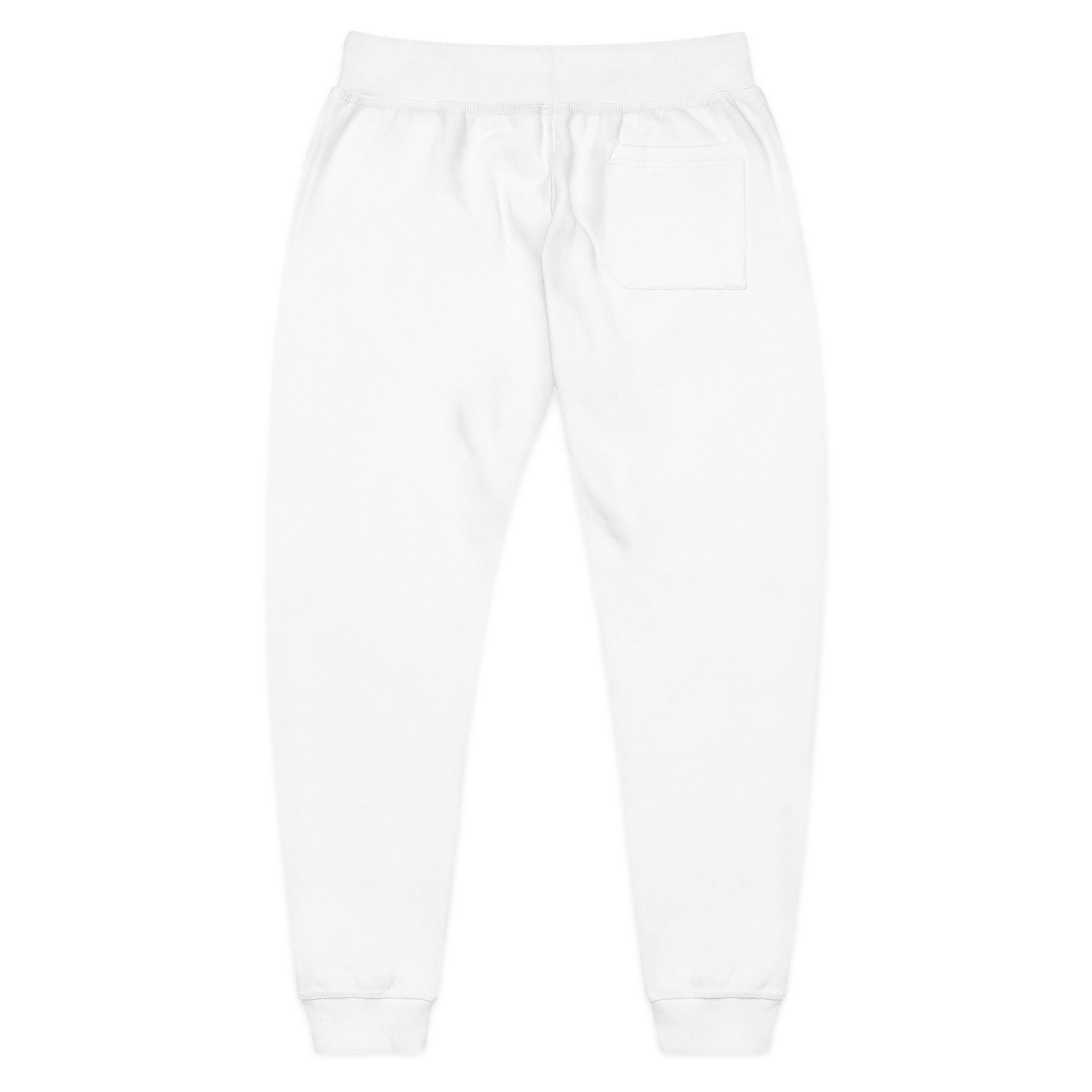ZYVEK Classic White Joggers – Minimalist Premium Sweatpants