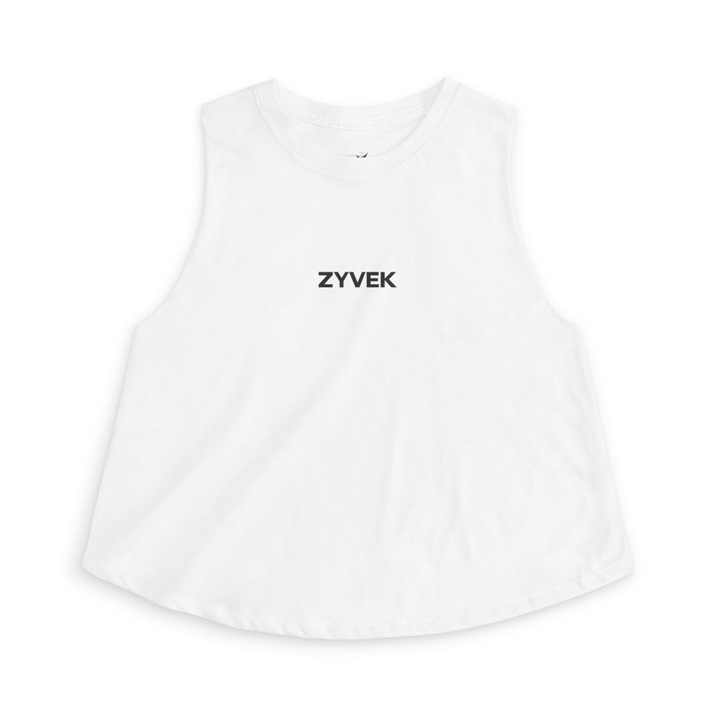 ZYVEK Essential Crop Tank – Minimalist Sleeveless Streetwear Top