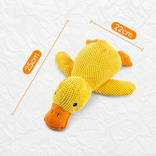 ComfortDuck™ – Anti-Anxiety Dog Toy 🐶 | Calming & Chew-Resistant Plush