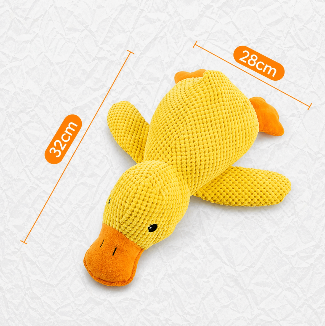 ComfortDuck™ – Anti-Anxiety Dog Toy 🐶 | Calming & Chew-Resistant Plush