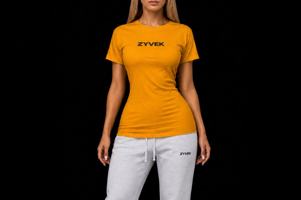 ZYVEK SunCore Tee Dress – Bold Minimalist Streetwear Dress