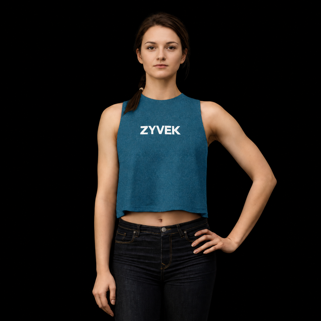 ZYVEK Essential Crop Tank – Modern Minimalist Streetwear Top