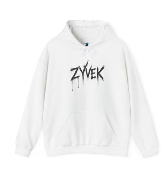 Zyvek Graffiti Logo Hoodie — Streetwear Logo Pullover