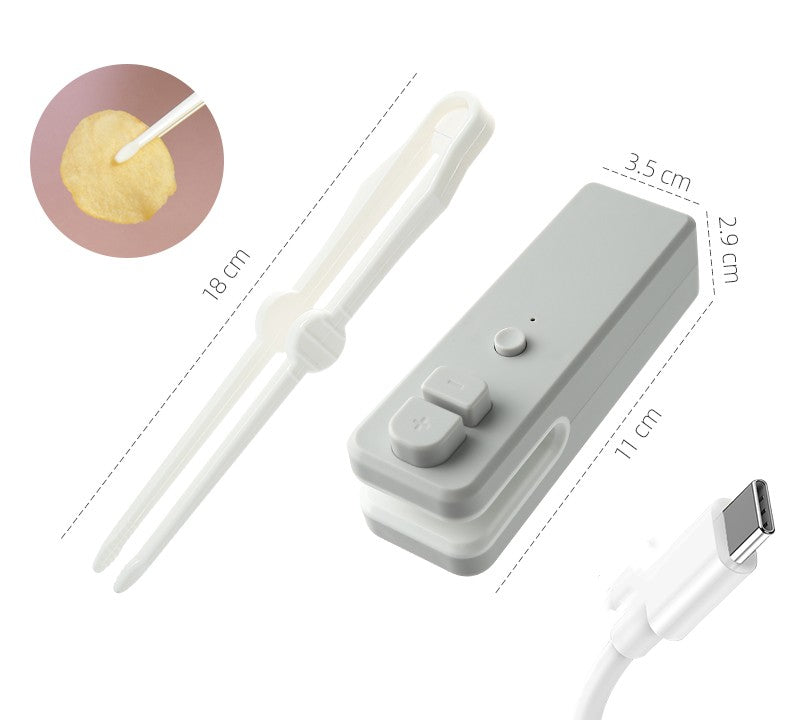 Mini Machine à Sceller Portable – Ferme Sachets & Aliments Facilement | Rechargeable USB