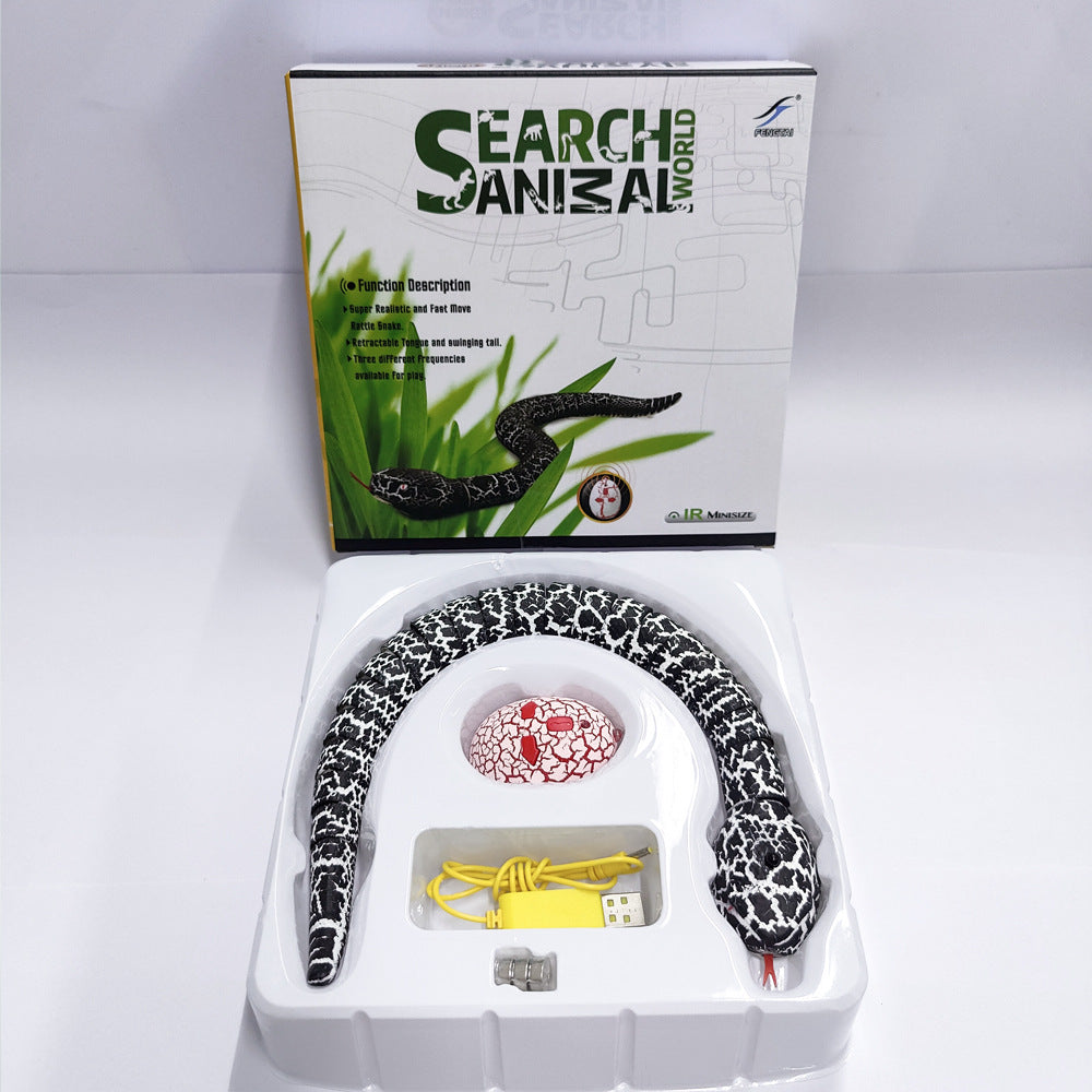 Smart Sensing Interactive Snake Toy for Cats – USB Rechargeable Automatic Pet Toy.  remote control