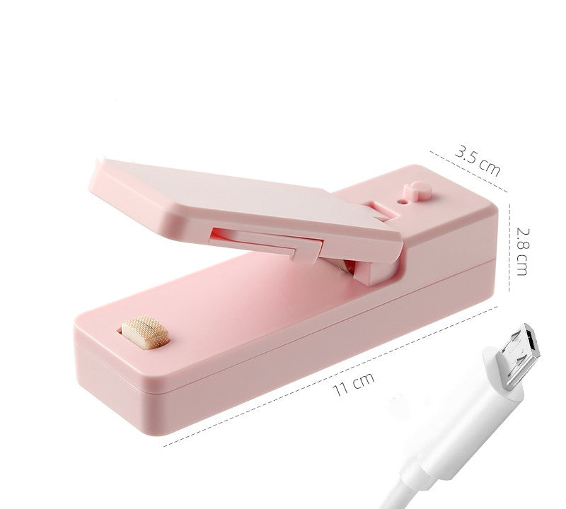 Mini Machine à Sceller Portable – Ferme Sachets & Aliments Facilement | Rechargeable USB